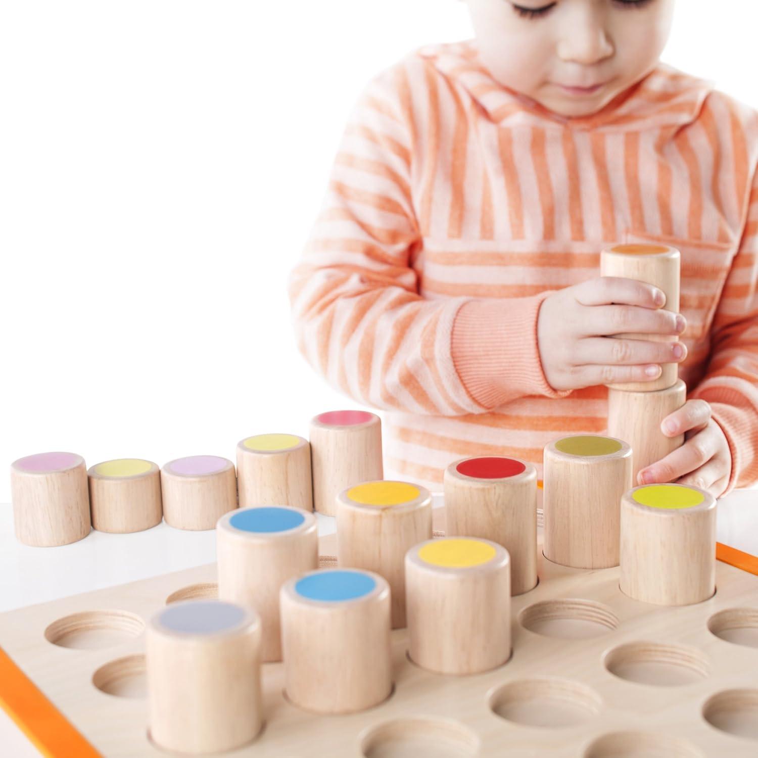 imageGuidecraft Cylinder Steps  Multicolor Wooden Educational and Learning Toys for Kids Shape Matching and Sorting Set for Toddlers