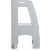 imageGuidecraft HighRise StepUp  White Two Step Stool with Handles and Safety NonSlip Treads and AntiTip Feet for Kids and Adults Quality Learning FurnitureGray