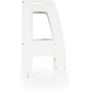 imageGuidecraft HighRise StepUp  White Two Step Stool with Handles and Safety NonSlip Treads and AntiTip Feet for Kids and Adults Quality Learning FurnitureWhite