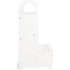 imageGuidecraft HighRise StepUp  White Two Step Stool with Handles and Safety NonSlip Treads and AntiTip Feet for Kids and Adults Quality Learning FurnitureWhite