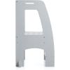 imageGuidecraft HighRise StepUp  White Two Step Stool with Handles and Safety NonSlip Treads and AntiTip Feet for Kids and Adults Quality Learning FurnitureGray