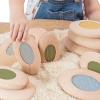 imageGuidecraft Jumbo Sensory River Stones Natural Building Blocks Set for Children Develop Fine Motor Skills