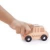 imageGuidecraft Mini Wooden Trucks  Set of 10 Toddlers Toy Set Cement Mixer Police Car Taxi Car School Bus Ambulance Fork Lift Front Loader and Farm Truck Set