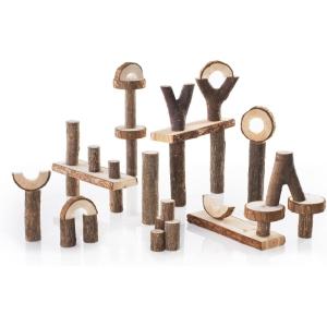 imageGuidecraft Branch Blocks  36 Piece Kids Natural Wooden Unit Building Set Tree Block Stacking Sorting Toy for Toddlers