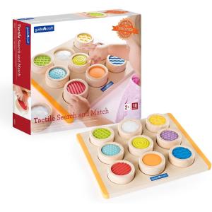 imageGuidecraft Colorful Tactile Search and Match  Soft Textures Sensory Memory Game for ToddlersSearch and Match