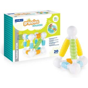 imageGuidecraft Grippies Builders  30 Piece Set Soft Grip Magnetic Building Set Educational STEM Construction Toy for ToddlersBuilders  20 pc set