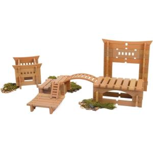 imageGuidecraft Tabletop Notch Blocks  Eastern 87 pc SetEastern 132 pc