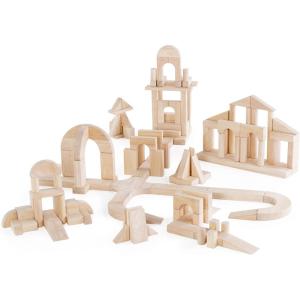 imageGuidecraft Unit Blocks Set D  135 Piece Set STEM Educational Creative Construction Toy for Toddlers Wooden Block Play Building Set135 Pieces