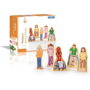 imageGuidecraft Wedgies Career Set of 30 Figures  Little Professionals Wooden Character Set Kids Learning ampamp Educational ToysSpecial Needs Children Set
