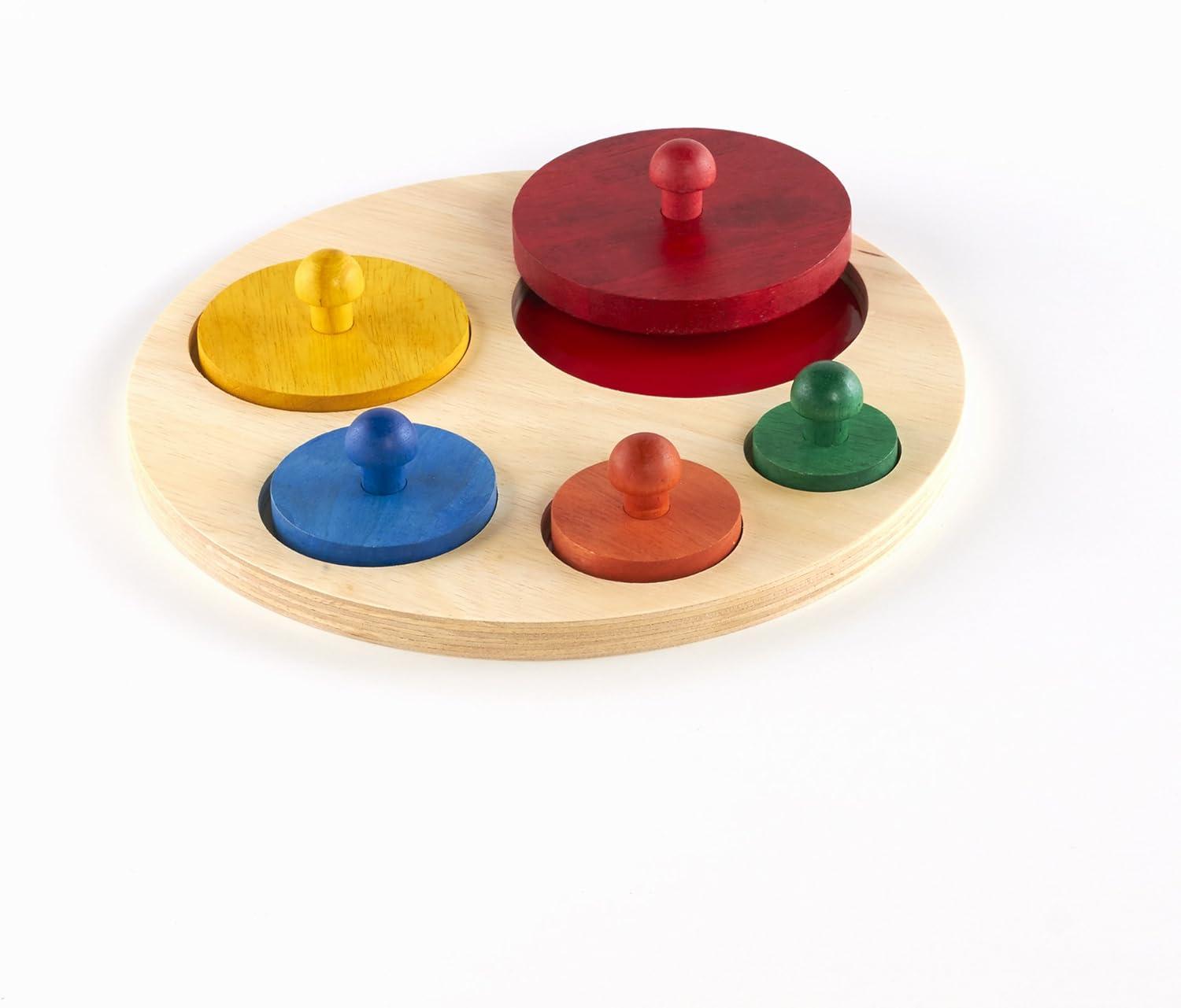 imageGuidecraft Circle Sorter  Shape and Color Puzzle for Toddlers  Kids Early Learning and Development Toy Wooden Educational Set