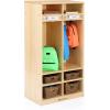 imageGuidecraft 2Section Locker  Solid Maple