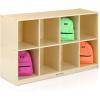 imageGuidecraft 8Section Backpack Cubby  Birch Plywood Cabinet for Kindergarten Homeschool Preschool Art and Craft Supplies Classroom Furniture