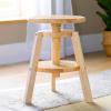 imageGuidecraft Adjustable Drafting Wooden StoolNatural Drafting Chair for Kids 1618 Inch Swivel Stool for Kids Art Studio Furniture  Toddler Chair for Drawing Painting and CraftingNatural