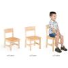 imageGuidecraft Classic Wooden Preschool Classroom Chair 12quot Seat Ht  Set of 2