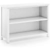imageGuidecraft Deluxe Taiga 2Shelf Bookcase 30quot  White Storage Shelving Unit for Kids Toys Books Paper TV and Bins  Home Furniture