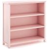 imageGuidecraft Deluxe Taiga 3Shelf Bookcase 42quot  Pink Storage Shelving Unit for Books Paper TV and Bins  Bookshelf for Bedroom Living Room and Home Office