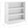 imageGuidecraft Deluxe Taiga 3Shelf Bookcase 42quot  White Storage Shelving Unit for Books Paper TV and Bins