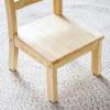 imageGuidecraft EdQ Hardwood Kids Chair Set of 2  Natural Ladderback Wooden Toddler Chairs for Children Ages 12 Seat Height 8quot  Kids Furniture for Playroom Daycare and Preschool Seating