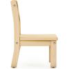 imageGuidecraft EdQ Hardwood Kids Chair Set of 2  Natural Ladderback Wooden Toddler Chairs for Children Ages 12 Seat Height 8quot  Kids Furniture for Playroom Daycare and Preschool Seating