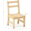 imageGuidecraft EdQ Hardwood Kids Chair Set of 2Natural Ladderback Wooden Chair for Children Ages 23 with 10quot Seat Height  Kids Furniture for Playroom Daycare Preschool and Classroom Seating