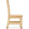imageGuidecraft EdQ Hardwood Kids Chair Set of 2Natural Ladderback Wooden Chair for Children Ages 23 with 10quot Seat Height  Kids Furniture for Playroom Daycare Preschool and Classroom Seating