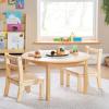 imageGuidecraft EdQ Toddler Table  Natural Round Wooden Activity Table for Kids 30quot Diameter 18quot Height  Seats 4  Kids Desk for Preschool Daycare Montessori Classroom ampamp Playroom Furniture18 in