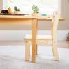 imageGuidecraft EdQ Toddler Table  Natural Round Wooden Activity Table for Kids 30quot Diameter 18quot Height  Seats 4  Kids Desk for Preschool Daycare Montessori Classroom ampamp Playroom Furniture20 in
