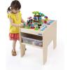 imageGuidecraft IO Blocks STEM Table 200 Gears Slides IO People Standard IO Blocks Pieces and 2 Storage Bins with Activity Table for Kids Learning Toy for Children200 IO Blocks Pieces