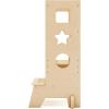 imageGuidecraft Jr Classic Kitchen Helper StepUp  Natural Montessori Toddler Tower for Kids  Adjustable Height Wooden Learning Step Stool for Bathroom and Cooking