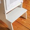 imageGuidecraft Jr Contemporary Kitchen Helper StepUp  Natural  Kids Step Stool for Kitchen and Bathroom Montessori Toddler Tower Adjustable Wooden Step Stool for Toddlers Toddler Learning TowerWhite