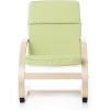 imageGuidecraft Kiddie Rocker  Blue Cushioned Wooden Chair For Toddlers  Kids Home and School FurnitureLight Green