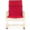 imageGuidecraft Kiddie Rocker  Blue Cushioned Wooden Chair For Toddlers  Kids Home and School FurnitureRed