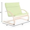 imageGuidecraft Nordic Couch  Red Rocker Couch For Kids Toddlers Room ampamp Classroom Furniture School ChairLight Green