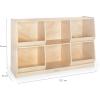 imageGuidecraft PlayBin Storage 76 cm 30quot  Birch Plywood  Storage Cabinet Classroom Bookshelf Classroom Cubbies 3Tier Open Wooden Bookshelf for Kids Kids Toy Storage Organizer