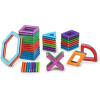 imageGuidecraft PowerClix Frames Magnetic Building Blocks Set 74 Piece Magnetic Tiles Stem Educational Construction Toy48 Piece
