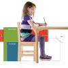 imageGuidecraft Rectangular Wooden Classroom Table 205quot Tall Childrens Activity Table for Preschool