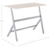imageGuidecraft Standing Collaboration Desk for Kids and Adults Adjustable Height Birch Plywood Table with Metal Legs for Home Office Classrooms and More