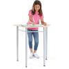 imageGuidecraft Standing Modular Desk for Adults and Kids Adjustable Height Desk with Metal Legs for Home Office Classrooms and MoreTrapezoid