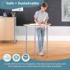 imageGuidecraft Standing Modular Desk for Adults and Kids Adjustable Height Desk with Metal Legs for Home Office Classrooms and MoreTrapezoid
