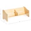 imageGuidecraft Tabletop Book Browser  Natural Bookshelf For Kids Home Office and School Furniture Book Organizer