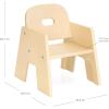 imageGuidecraft Toddler Wooden Stacking Chairs Set of 2 7quot Seat Height  EasyStack Design  Durable Birch Plywood Construction  Preschool Quality Furniture for Kids