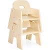 imageGuidecraft Toddler Wooden Stacking Chairs Set of 2 7quot Seat Height  EasyStack Design  Durable Birch Plywood Construction  Preschool Quality Furniture for Kids