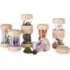 imageGuidecraft Treasure Tubes Clear Observation Stacking Acrylic Tubes with Transparent Window Kids Sensory Exploration ToyClear