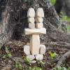 imageGuidecraft Wood Stackers  River Stones 20 Natural Building Blocks Set for Children Develop Fine Motor SkillsStanding Stones