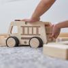 imageGuidecraft Wooden Dump Truck Vehicle Play Set Kids Learning and Educational Dramatic Play ToyFire Truck