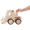 imageGuidecraft Wooden Dump Truck Vehicle Play Set Kids Learning and Educational Dramatic Play ToyFront Loader
