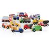 imageGuidecraft Wooden Truck Collection Set of 12 Vehicle Set for Toddlers