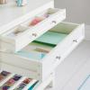 imageMartha Stewart Crafting Kids Art Storage with Drying Racks  Linen White Wooden Artwork Organizer with Removable Wire Racks and Paint Drip PanLinen White