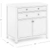 imageMartha Stewart Crafting Kids Artwork Storage  Linen White Wooden Art Supply Storage Cabinet with Drawers Crafting Organization for Paper and ToolsLinen White
