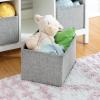 imageMartha Stewart Kids Jr Book and Bin Browser with Bins  Linen White Wooden Kids Bookcases and Toy Storage Organizer Homeschool and Classroom Furniture
